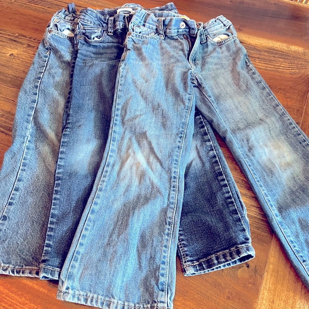 3 pairs of 5t toddler boy jeans